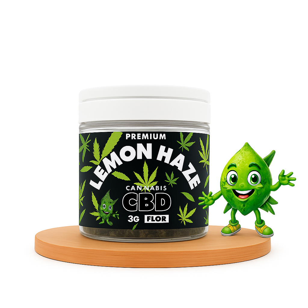 Flor de CBD Lemon Haze Premium, 3g