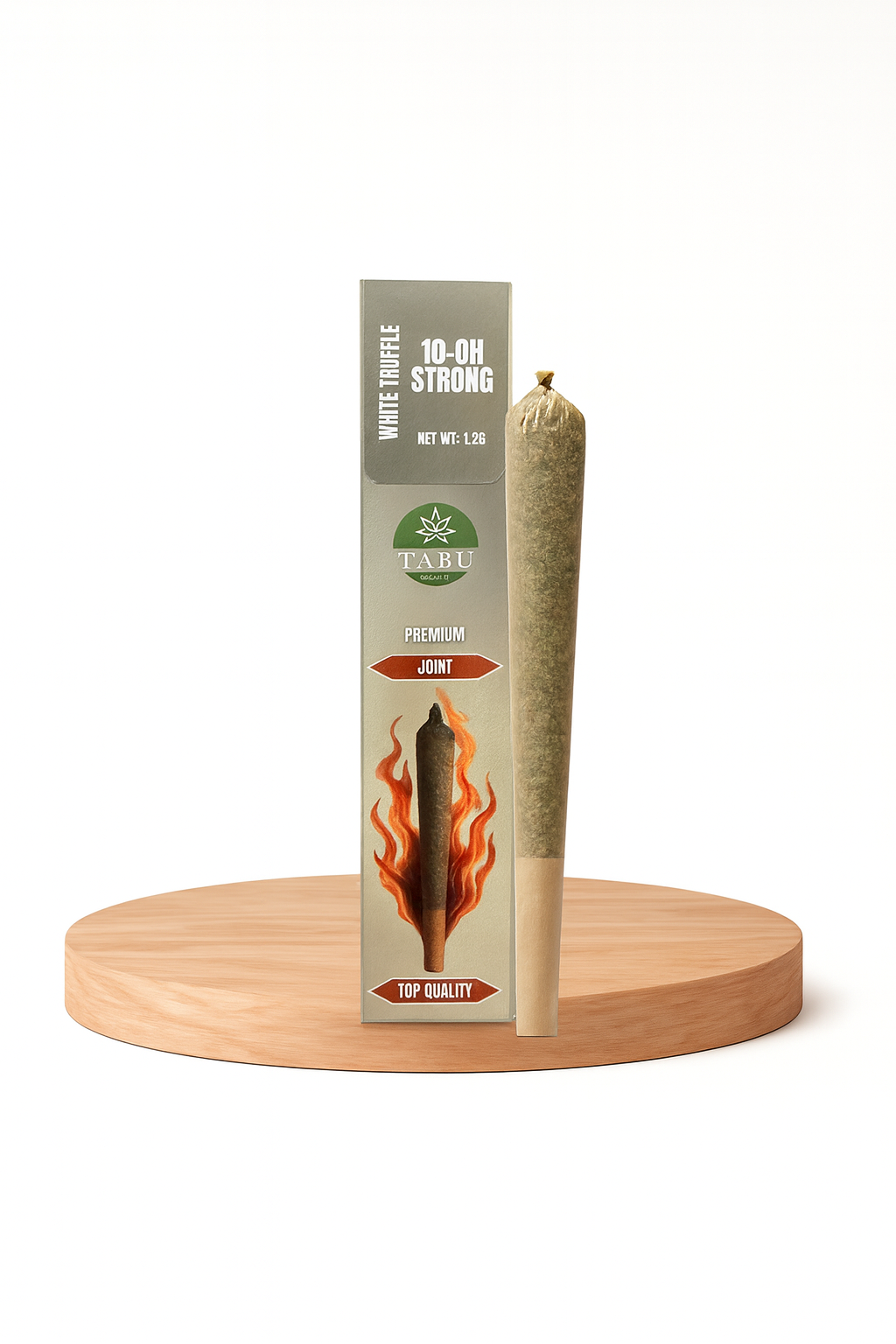 Cigarro enrolado Premium - Pre Roll 10-OH Super Strong 50%, White Truffle 1.2g
