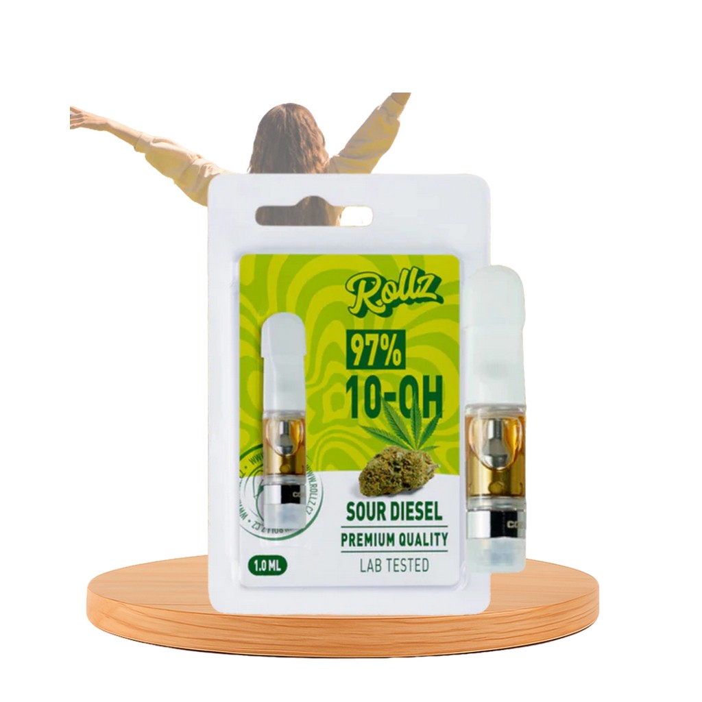 Vape Cartucho de 10-OH 97%, Sour Diesel, 1ml