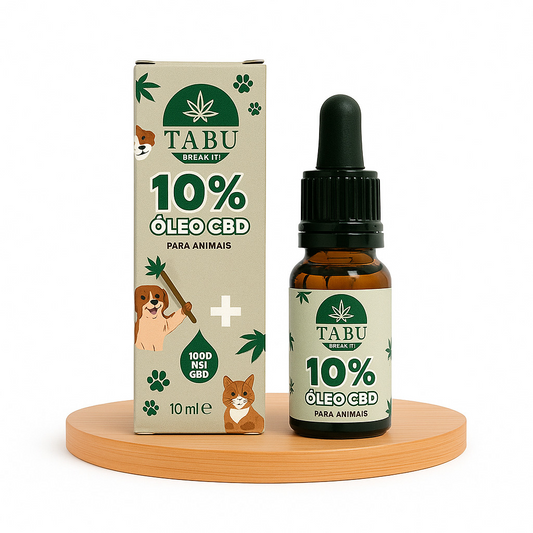 Óleo de Cânhamo 10% Full Spectrum Para Animais