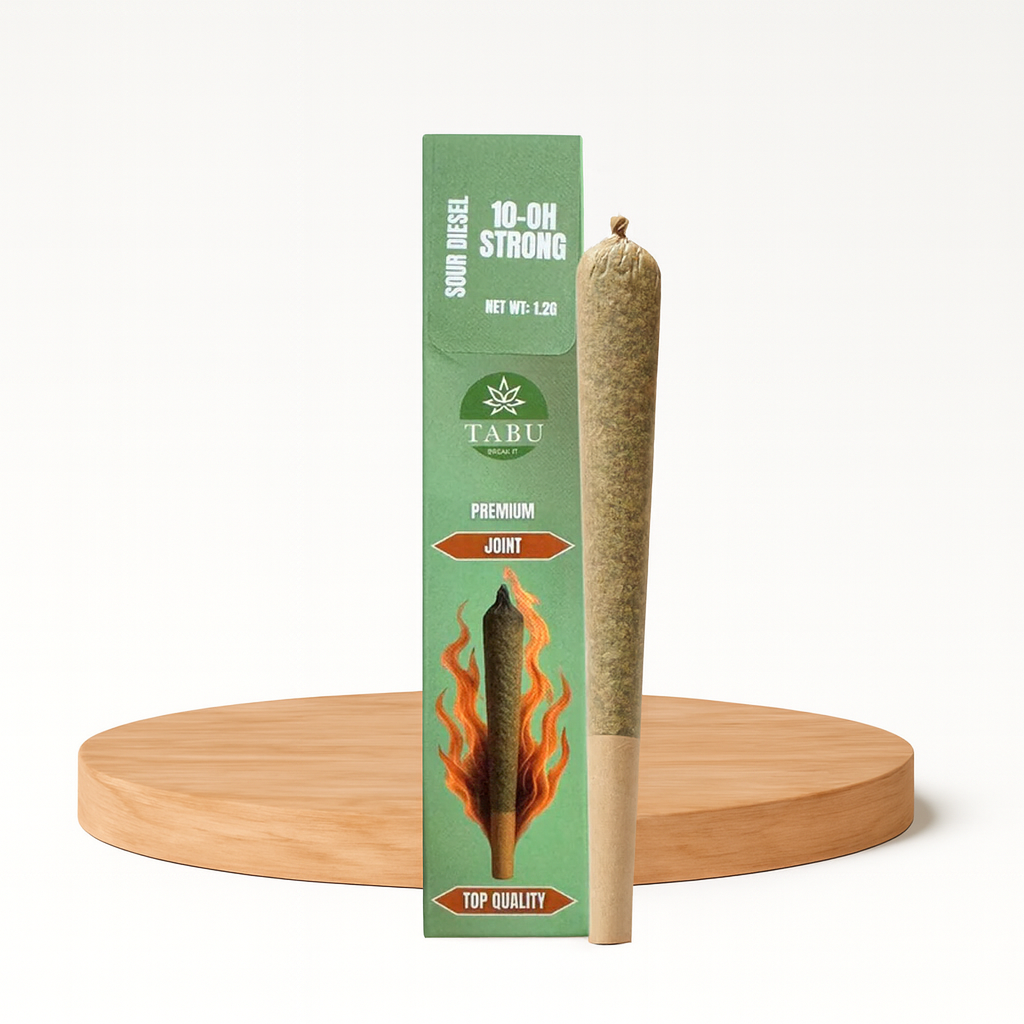 Cigarro enrolado Premium - Pre Roll 10-OH Super Strong 50%, Sour Diesel 1.2g