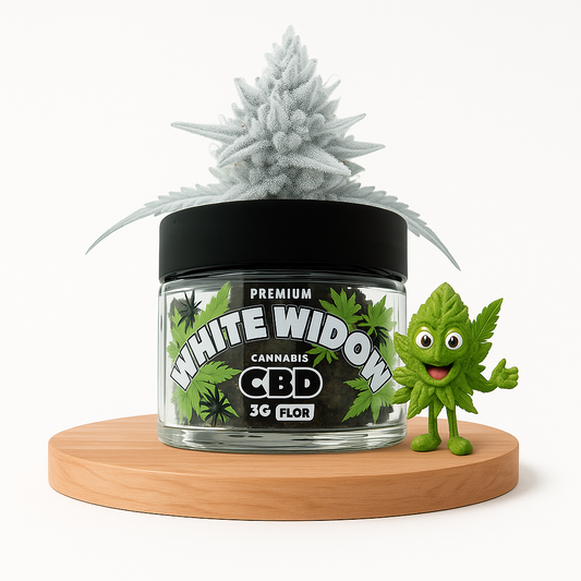 Flor de CBD White Widow Premium, 3g