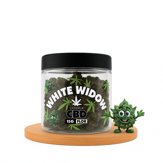 Flor de CBD White Widow 15 Gramas