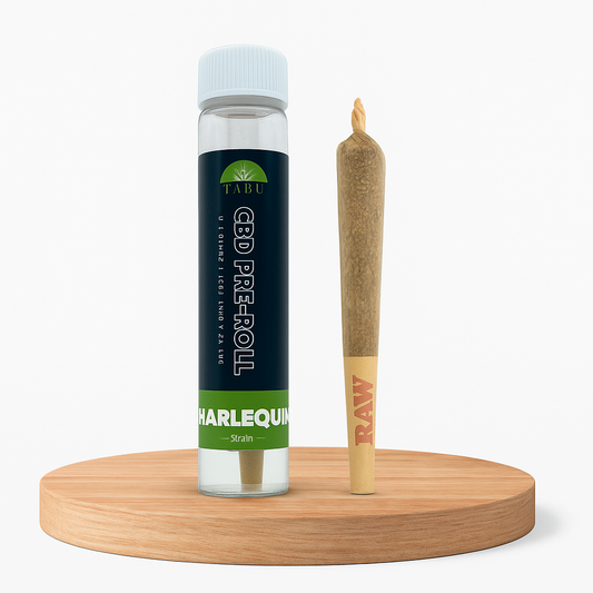 Cigarro enrolado - Pre Roll CBD Harlequin, 1.2g