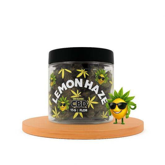 Flor de CBD Lemon Haze, 15 Gramas