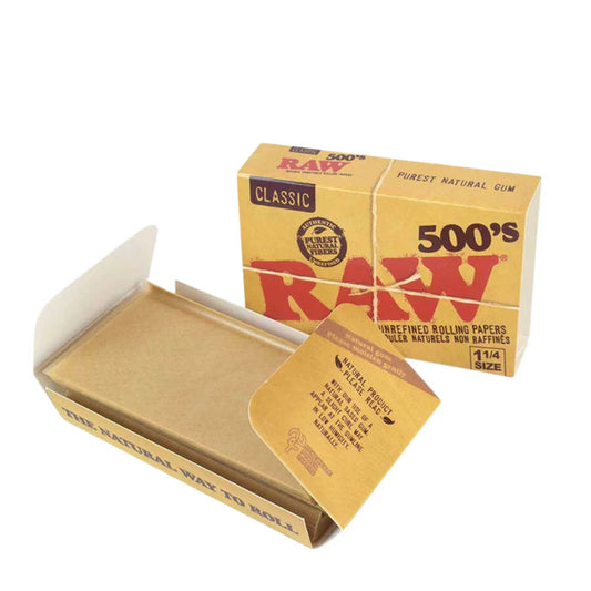 Mortalhas de Cânhamo Raw Classicas 500´s (1 1/4)