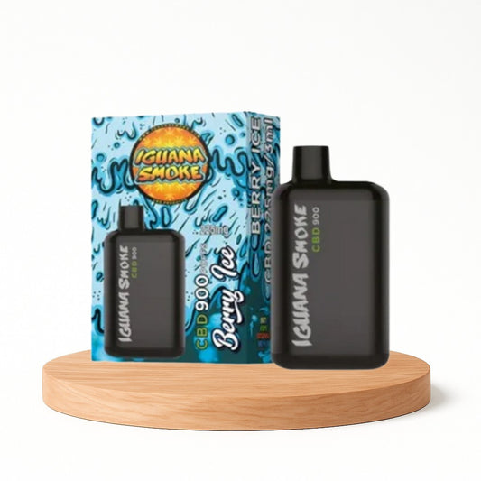 Vape de CBD 225mg, Berry Ice, Iguana Pocket, 3ml