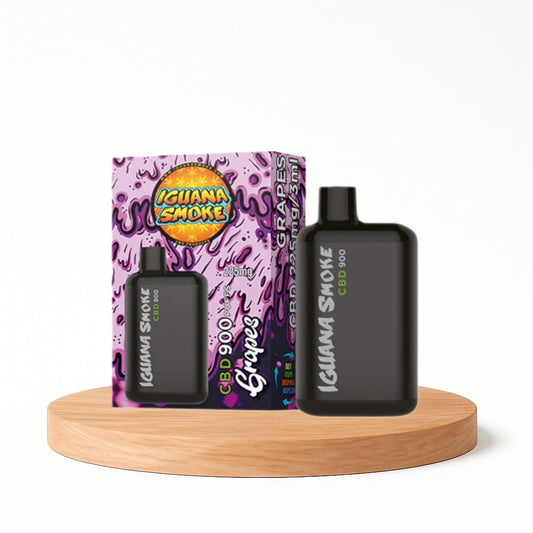 Vape de CBD 225mg, Grapes, Iguana Pocket, 3ml