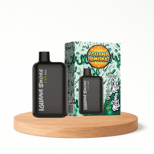 Vape de CBD 225mg, Melon Mint, Iguana Pocket, 3ml