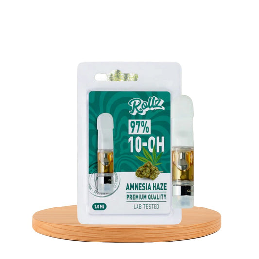 Vape Cartucho/Cartridges de 10-OH 97%, Amnesia Haze, 1ml
