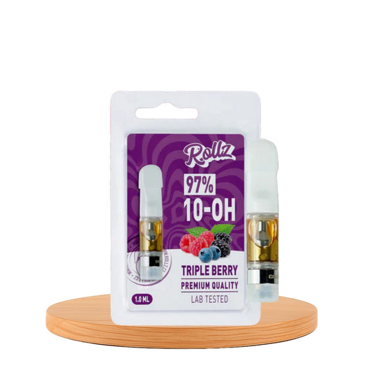 Vape Cartucho/Cartridges de 10-OH 97%, Triple Berry, 1ml