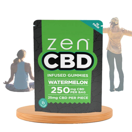 Gomas de CBD ZEN, Melancia, 250 mg