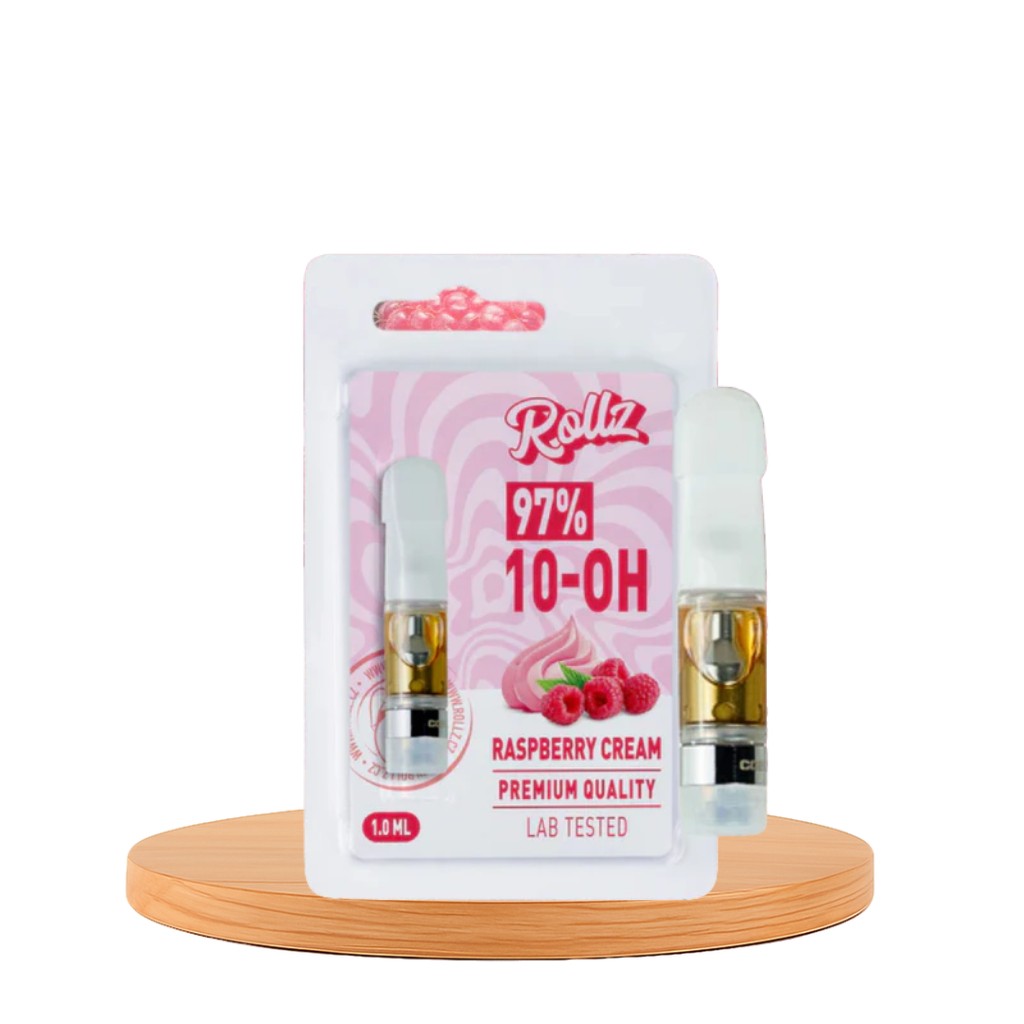 Vape Cartucho/Cartridges de 10-OH 97%, Framboesa, 1ml