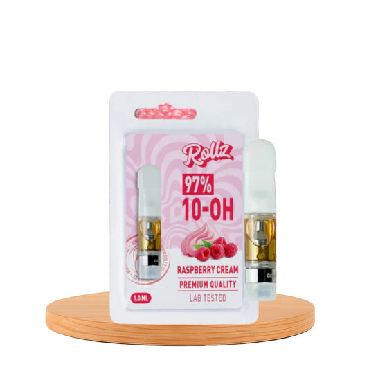 Vape Cartucho/Cartridges de 10-OH 97%, Framboesa, 1ml