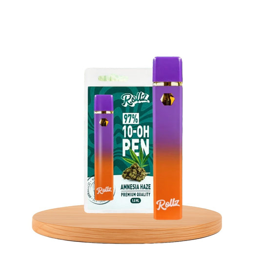 Vape de 10-OH 97%, Amnesia Haze, Caneta Descartável Rollz 2ml/1ml