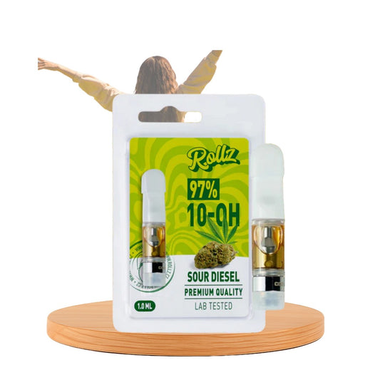 Vape Cartucho de 10-OH 97%, Sour Diesel, 1ml